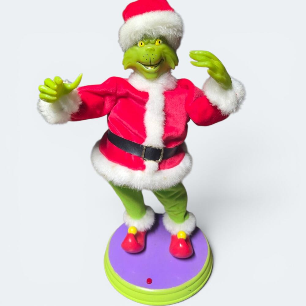 Vintage Gemmy Animated Wontubulous Hip Swinging Grinch